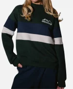 Parke Vintage Stripe Mockneck Sweatshirt