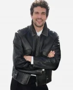 Paul Anthony Kelly Love Story 2026 Premiere Night Black Leather Jacket