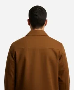 Paul Campbell Three Wisest Men Brown Leather Jacket