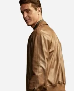 Pedro Alonso Berlin 2026 Brown Leather Jacket