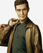 Pedro Alonso Berlin S02 2026 Brown Leather Jacket