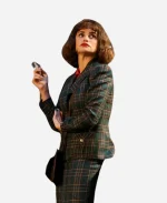 Penelope Cruz Movie The Bride 2026 Myrna Green Checkered Blazer