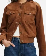 Penelope It’s Not Like That 2026 Brown Suede Jacket