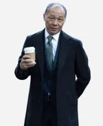 Perry Yung Wei Chen FBI S08 Black Wool Coat