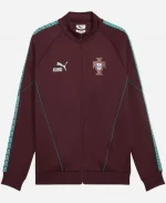 Portugal World Cup 2026 Puma King Anthem Burgundy Jacket