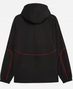 Puma 2026 Scuderia Ferrari HP Rain Black Hooded Jacket