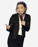 Quarter-Life Crisis Taylor Tomlinson Leather Jacket - Black