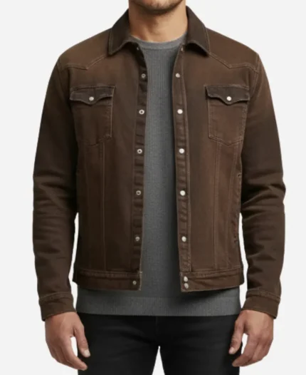 Reminders of Him 2026 Tyriq Withers Brown Denim Jacket