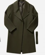 Renee Curry Law and Order SVU S27 Green Wool Coat