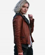 Resident Evil Requiem Grace Ashcroft Brown Leather Jacket