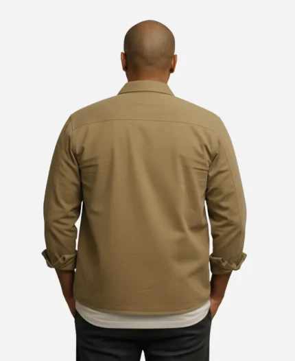 Rich Miller The Great Pottery Throwdown S09 Beige Cotton Jacket