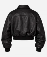 Rihanna 2026 Date Night Leather Jacket In Black