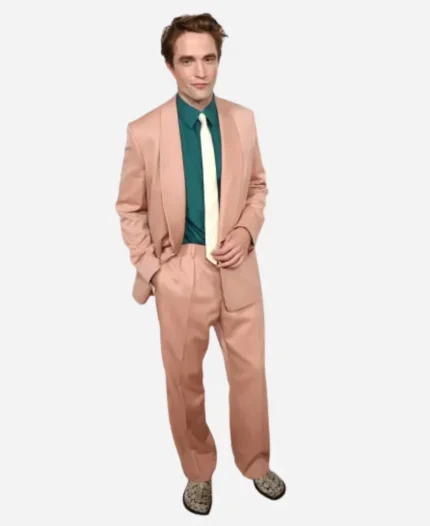Robert Pattinson The Drama Premiere 2026 Charlie Pink Suit