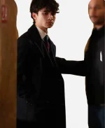 Romeo TV Series Law and Order SVU 2026 Nic Dantes Black Wool Peacoat