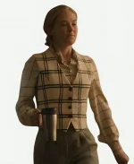 Rosy McEwen Scarpetta 2026 Plaid Vest