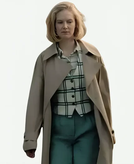 Rosy McEwen Tv Series Scarpetta 2026 Past Kay Scarpetta Beige Long Coat