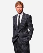 Ryan Gosling Project Hail Mary Photocall Pinstripe Suit - Jacket Era