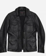 Ryan Gosling SNL Promo Black Leather Jacket