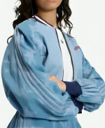 SST Denim Graphic Varsity Bomber Jacket For Men and Women