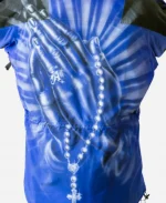 STFU x AWAKE NY 2026 Airbrushed The North Face Jackets In Blue