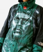 STFU x AWAKE NY 2026 Airbrushed The North Face Jackets In Green