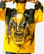 STFU x AWAKE NY 2026 Airbrushed The North Face Jackets In Yellow