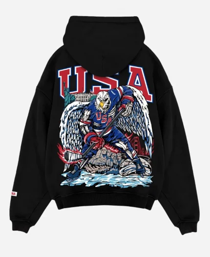 Sana Detroit Free Bird V2 Black Hoodie