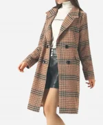 Scarpetta 2026 Rosy McEwen Plaid Coat
