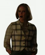 Scarpetta 2026 Rosy McEwen Plaid Vest