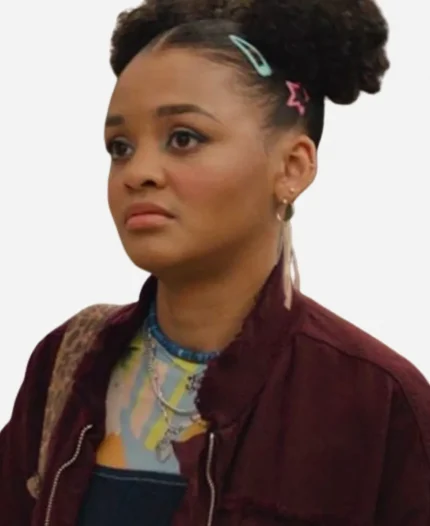 Scream 7 Celeste O Connor Maroon Jacket