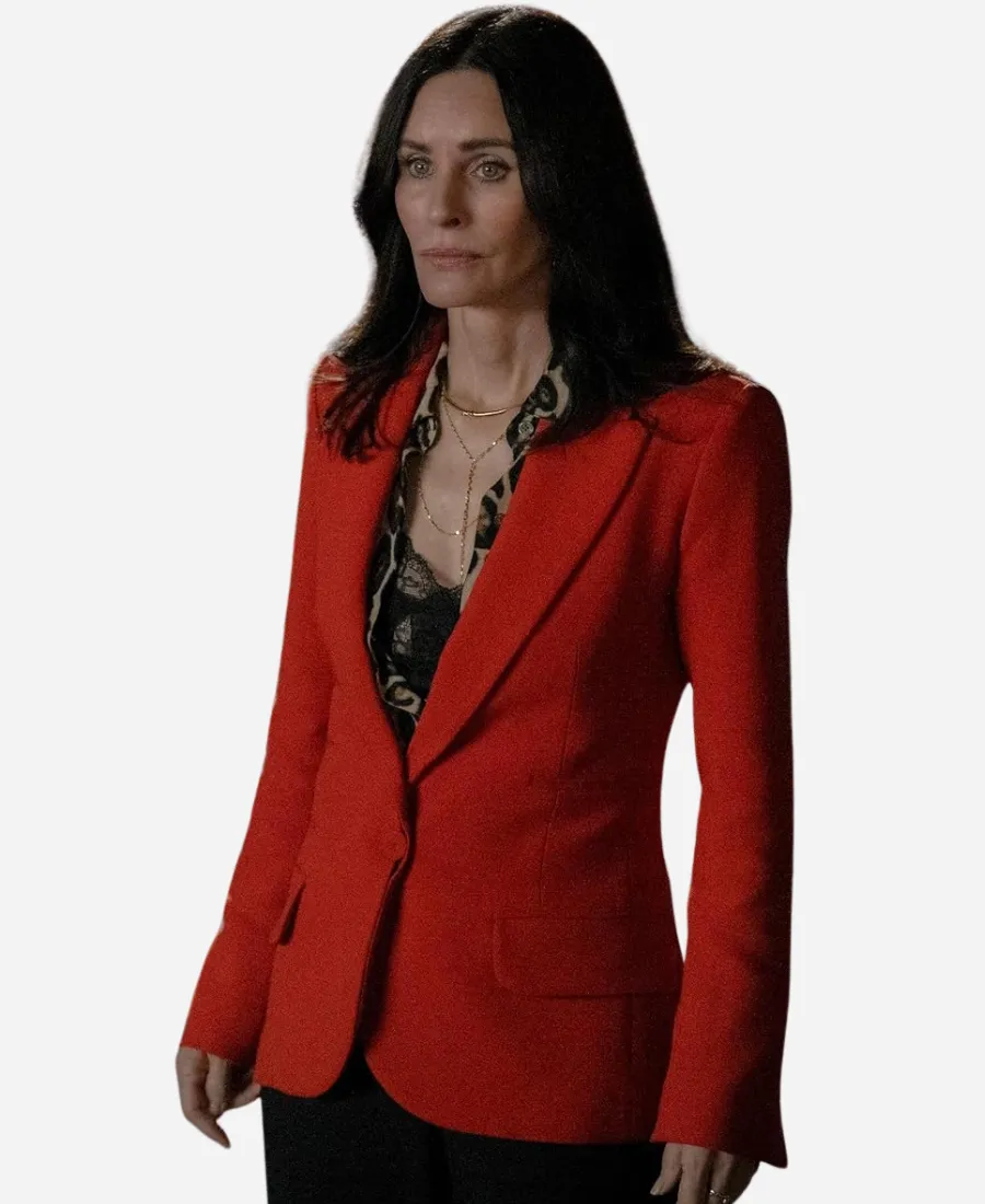 Scream 7 Courteney Cox Red Blazer Scream 7 Courteney Cox Red Blazer
