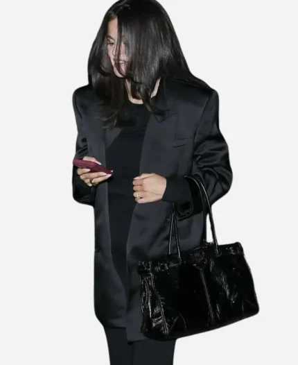 Selena Gomez Los Angeles 2026 Black Oversized Blazer