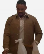 Shrinking S03 Damon Wayans Brown Jacket