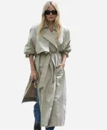Sienna Miller’s Mango Victoria Beckham Beige Trench Coat