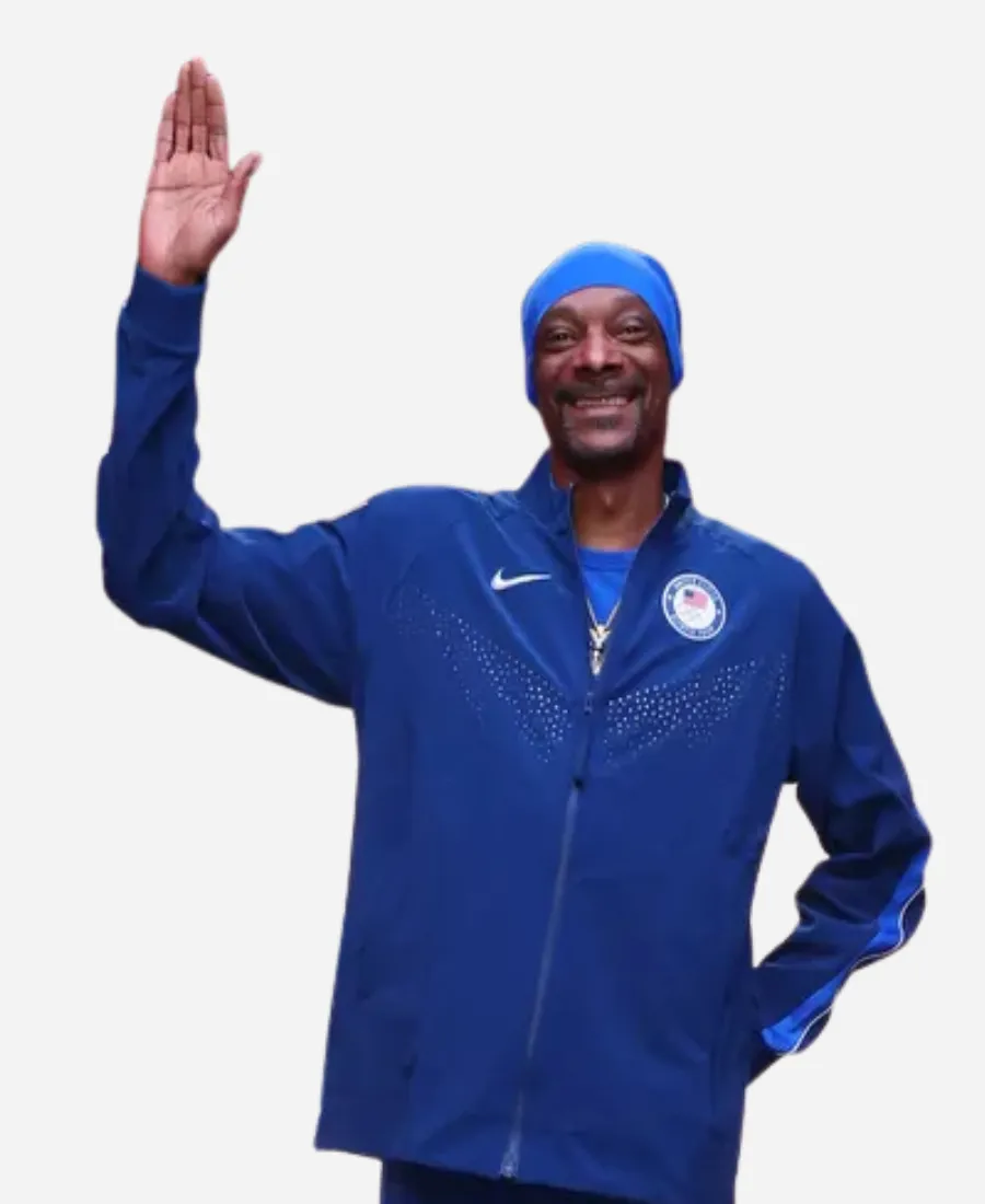 Snoop Dogg Team USA Medal Ceremony Nike Blue Full-Zip Jacket Snoop Dogg Team USA Medal Ceremony Nike Blue Full-Zip Jacket