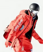 Snoop Dogg x Burton 2026 Looney Tunes Ski Red Hooded Track Jacket