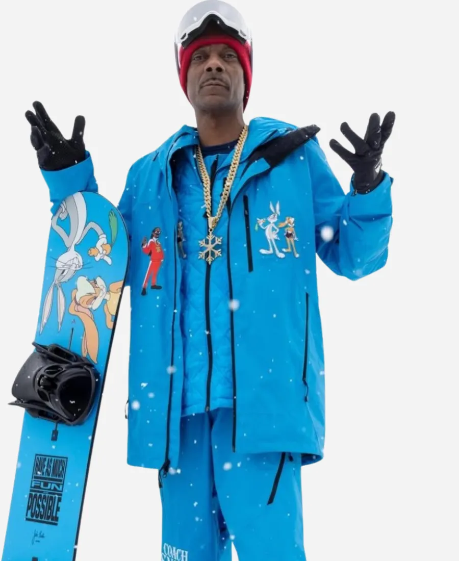 Snoop Dogg x Burton Looney Tunes Blue Track Jacket Snoop Dogg x Burton Looney Tunes Blue Track Jacket