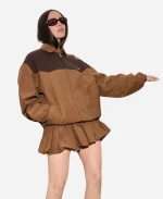 Sofia Carson Paris Fashion Week 2026 Zip-Up Jacket