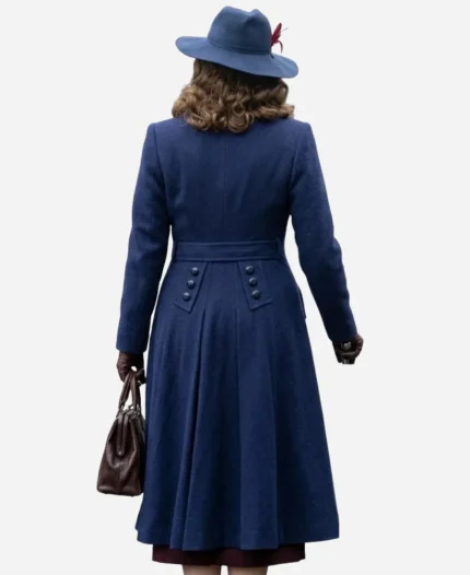 Sophie Rundle Peaky Blinders The Immortal Man Ada Thorne Blue Wool Coat