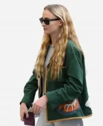Sophie Turner Green Blazer