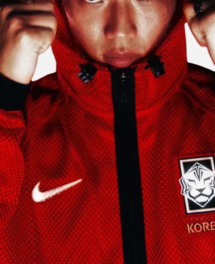 South Korea Soccer World Cup 2026 Nike Anthem Hooded Jacket