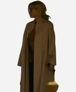 Stacy Clyburn The Madison 2026 Michelle Pfeiffer Beige Wool Coat