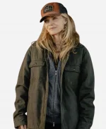 Stacy Clyburn Tv Series The Madison Michelle Pfeiffer Brown Jacket