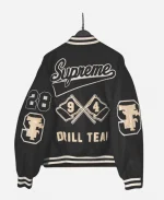 Supreme Drill Team Black Varsity Bomber Jacket
