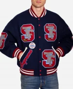 Supreme Drill Team Navy Blue Varsity Jacket