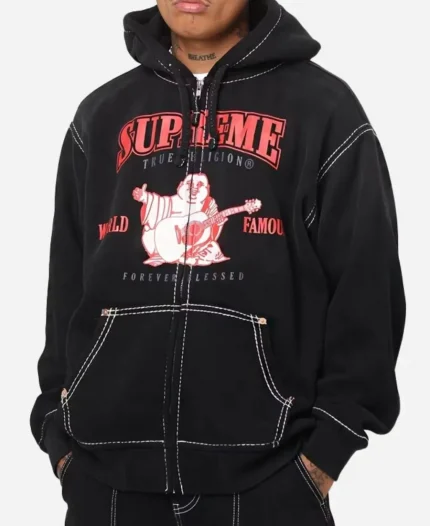 Supreme True Religion Zip Up Hoodie