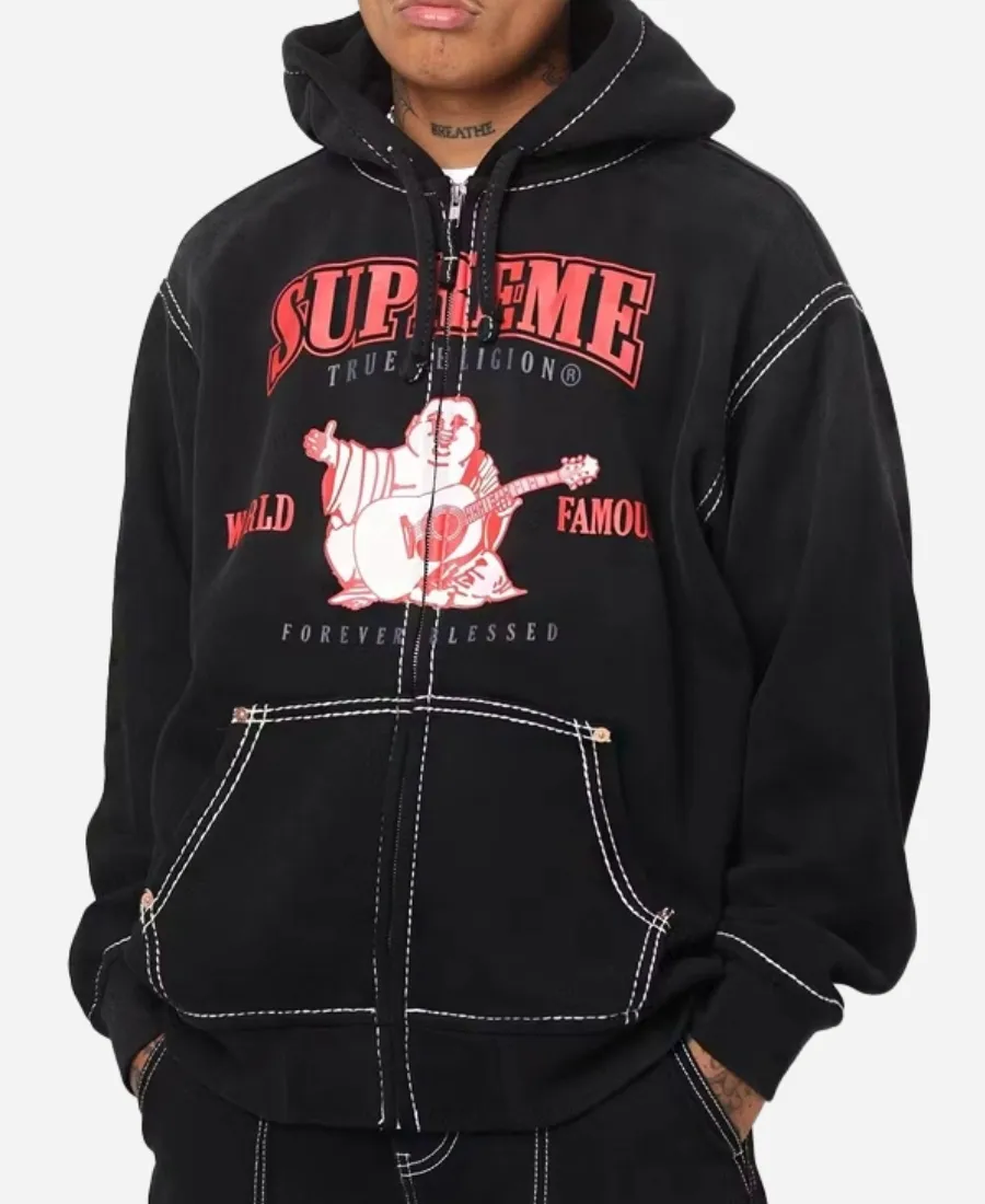 Supreme True Religion Zip Up Hoodie Supreme True Religion Zip Up Hoodie