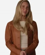 Tatum Evans Scream 7 Movie Premiere Leather Jacket