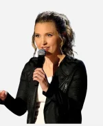 Taylor Tomlinson Leather Jacket - Black