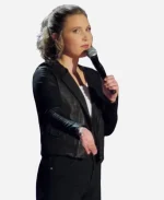 Taylor Tomlinson Quarter-Life Crisis Black Biker Leather Jacket